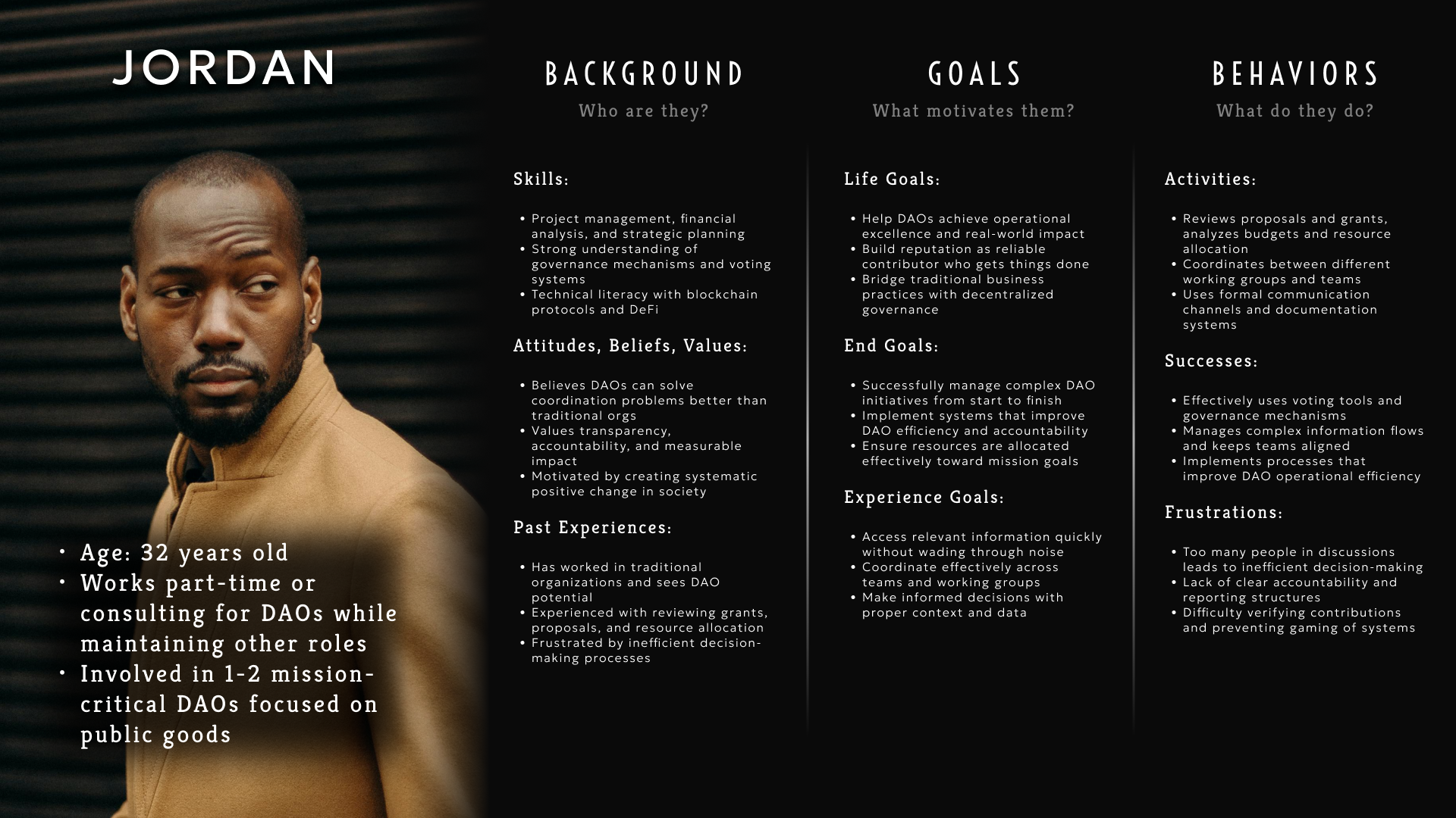 Jordan persona